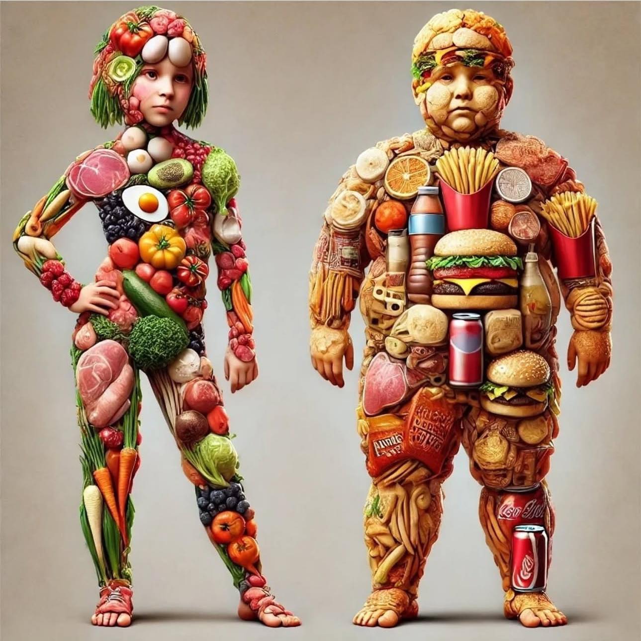 İşte aldın... Ne yiyorsan osun... 